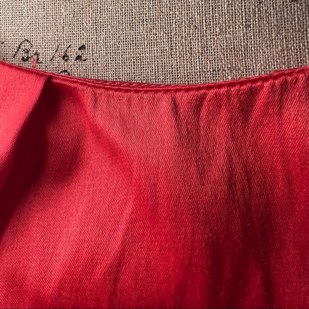 Maurice’s coral fitted sleeveless dress size 1/2 - Picture 3 of 8